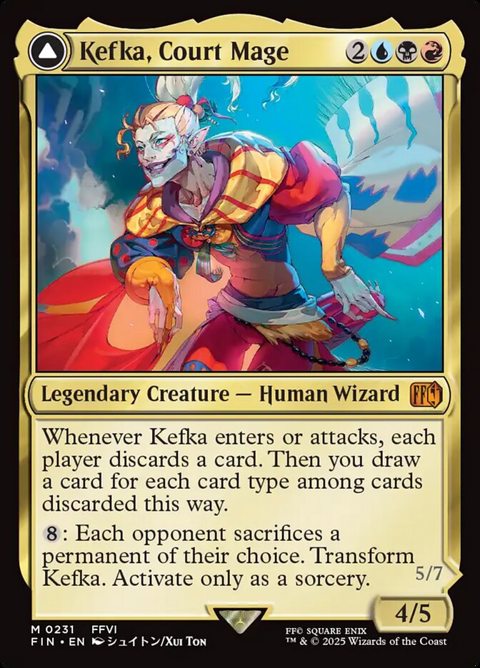 Kefka, Court Mage // Kefka, Ruler of Ruin 231/309 (FINAL FANTASY)  | Good Games Modbury