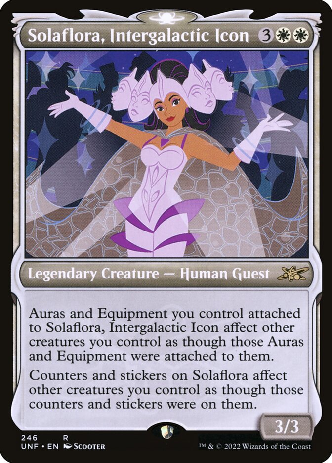 Solaflora Intergalactic Icon Showcase 246/244 (Unfinity)  - Foil | Good Games Modbury