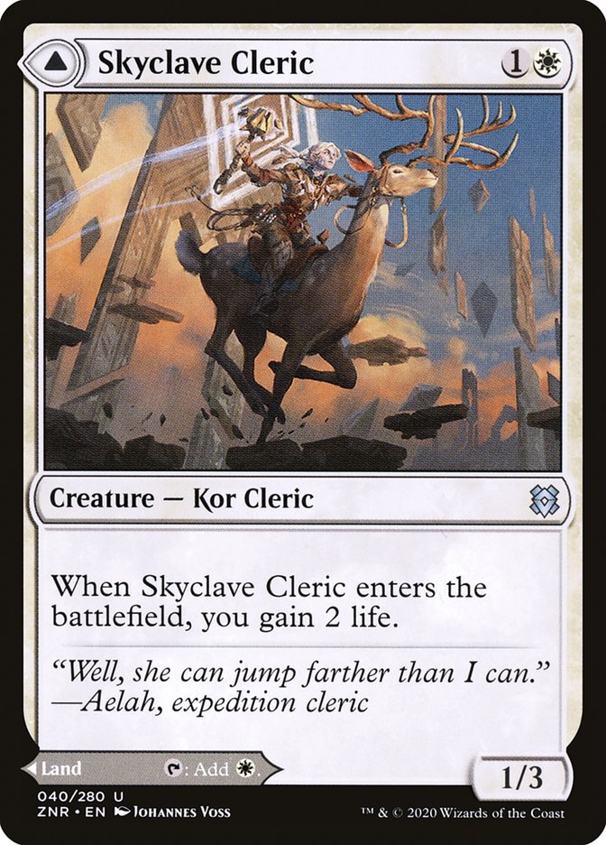 Skyclave Cleric // Skyclave Basilica 40/280 (Zendikar Rising)  | Good Games Modbury