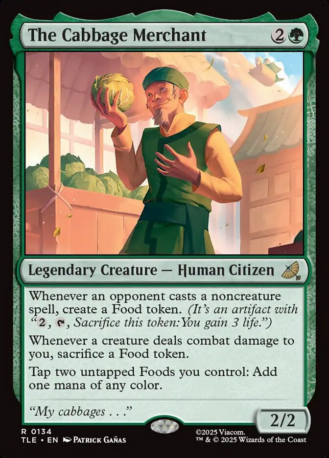 The Cabbage Merchant 134 (Avatar: The Last Airbender: Eternal-Legal)  - Foil | Good Games Modbury