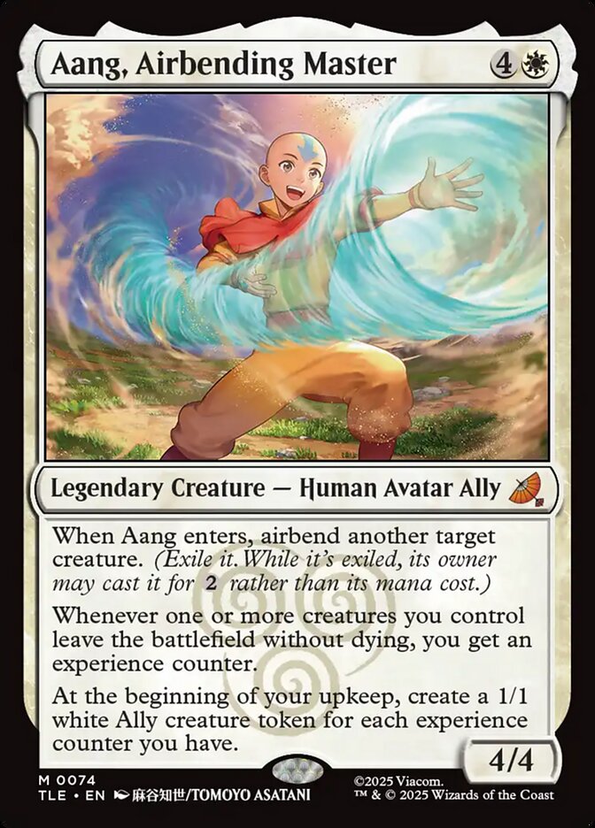 Aang, Airbending Master 74 (Avatar: The Last Airbender: Eternal-Legal)  - Foil | Good Games Modbury