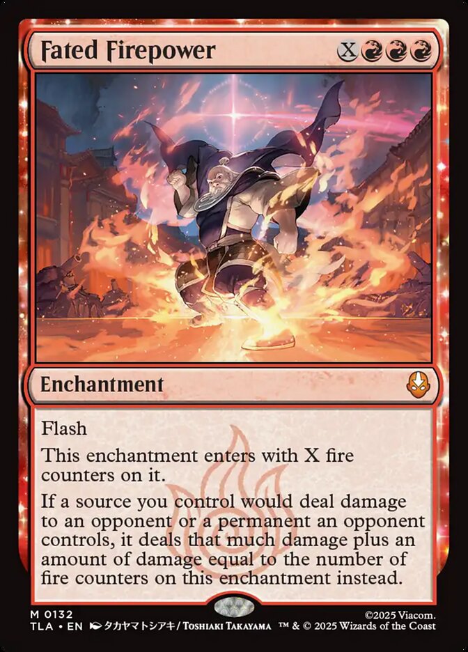 Fated Firepower 132 (Avatar: The Last Airbender)  - Foil | Good Games Modbury