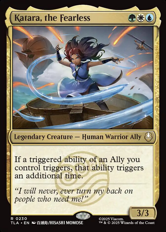 Katara, the Fearless 230/286 (Avatar: The Last Airbender)  - Foil | Good Games Modbury