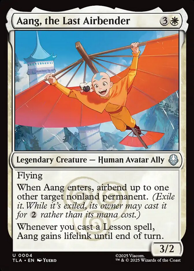 Aang, the Last Airbender 4/286 (Avatar: The Last Airbender)  - Foil | Good Games Modbury