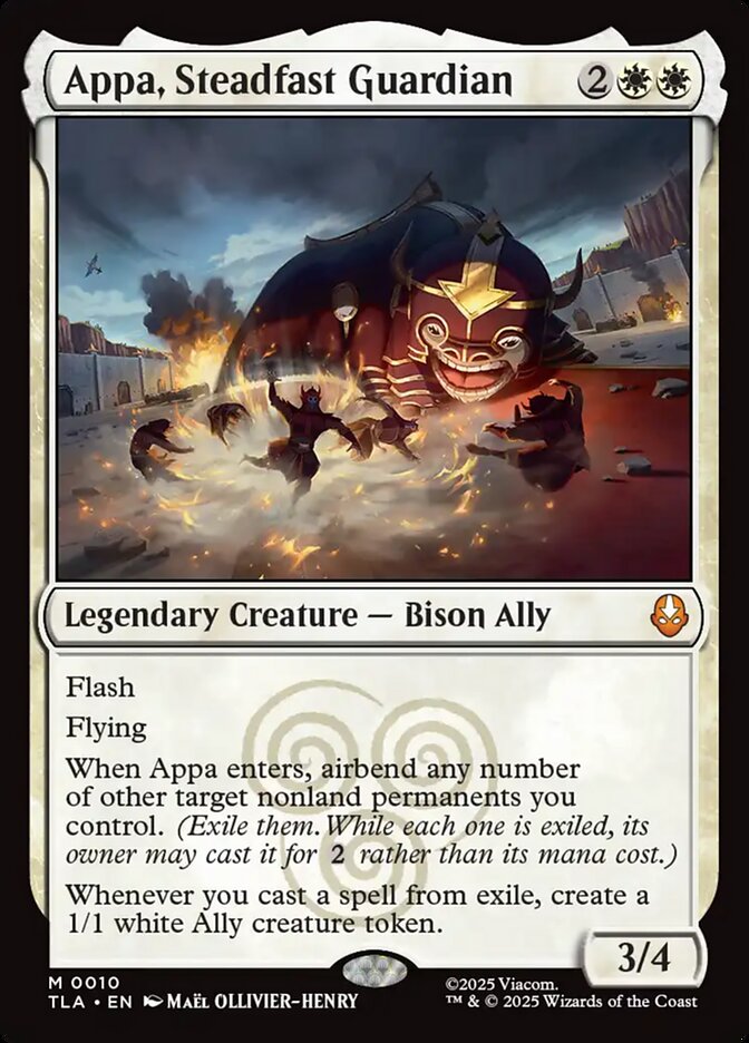 Appa Steadfast Guardian 10 (Avatar: The Last Airbender)  - Foil | Good Games Modbury