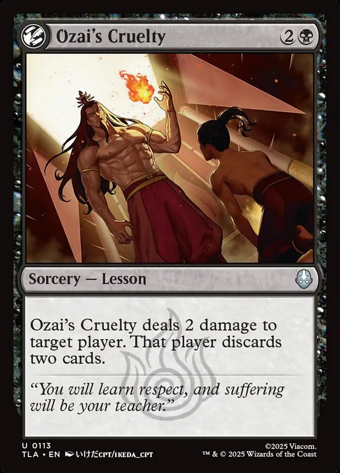 Ozai's Cruelty 113/286 (Avatar: The Last Airbender)  | Good Games Modbury