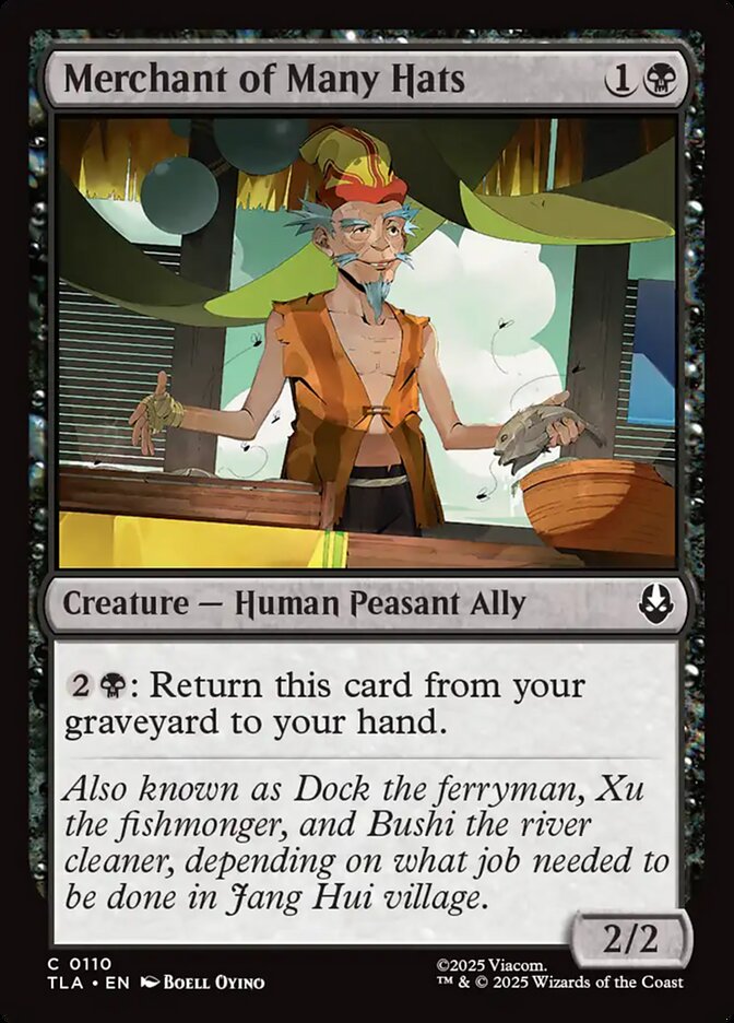 Merchant of Many Hats 110 (Avatar: The Last Airbender)  - Foil | Good Games Modbury