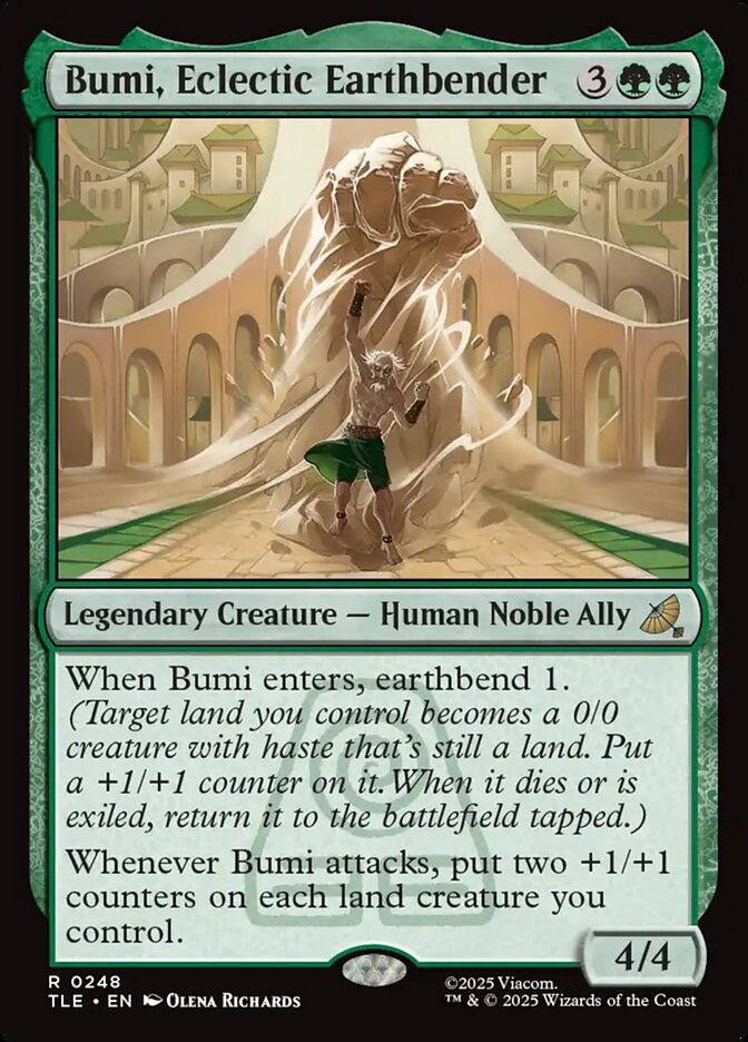 Bumi, Eclectic Earthbender 248 (Avatar: The Last Airbender: Eternal-Legal)  - Foil | Good Games Modbury