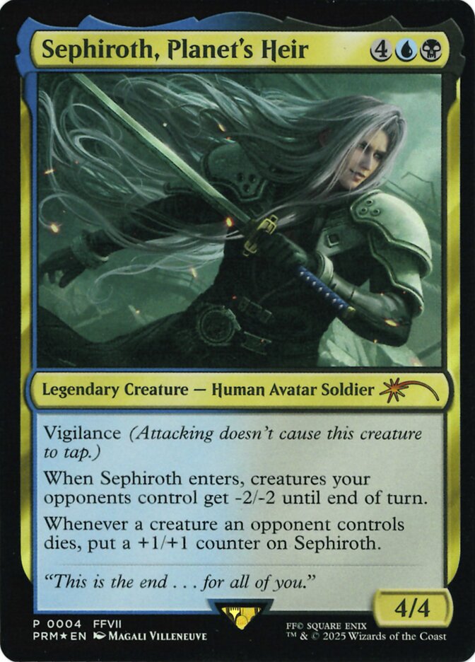 Sephiroth Planets Heir Costco Bundle 2025-14/84 (Unique and Miscellaneous Promos)  - Foil | Good Games Modbury
