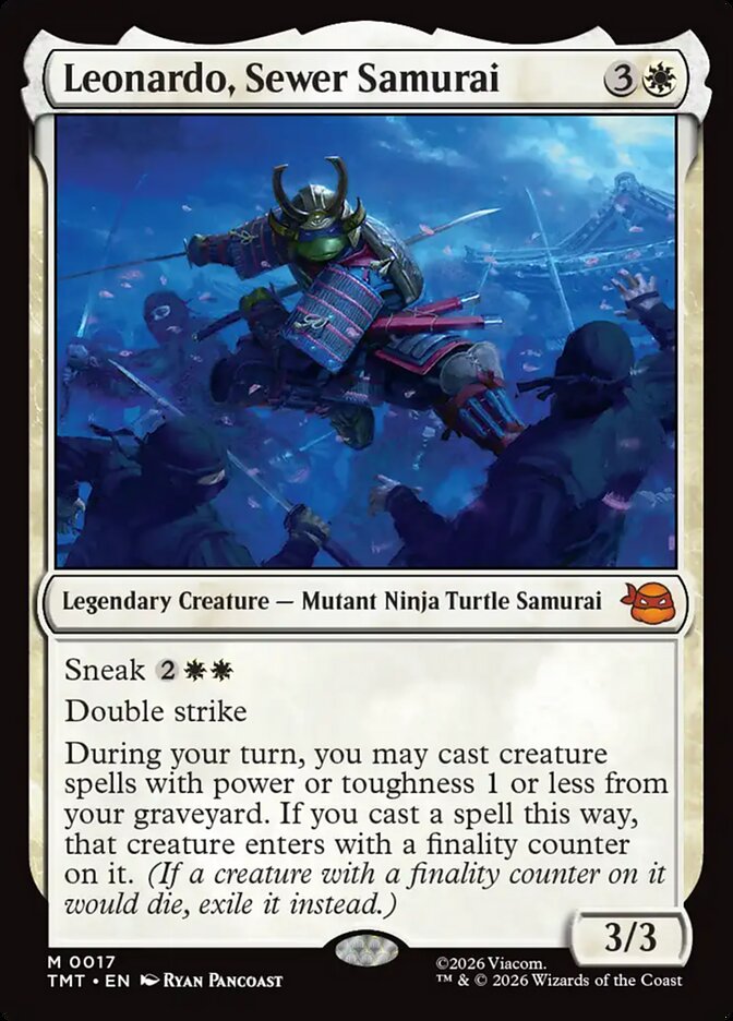 Leonardo Sewer Samurai 17 (Teenage Mutant Ninja Turtles)  - Foil | Good Games Modbury