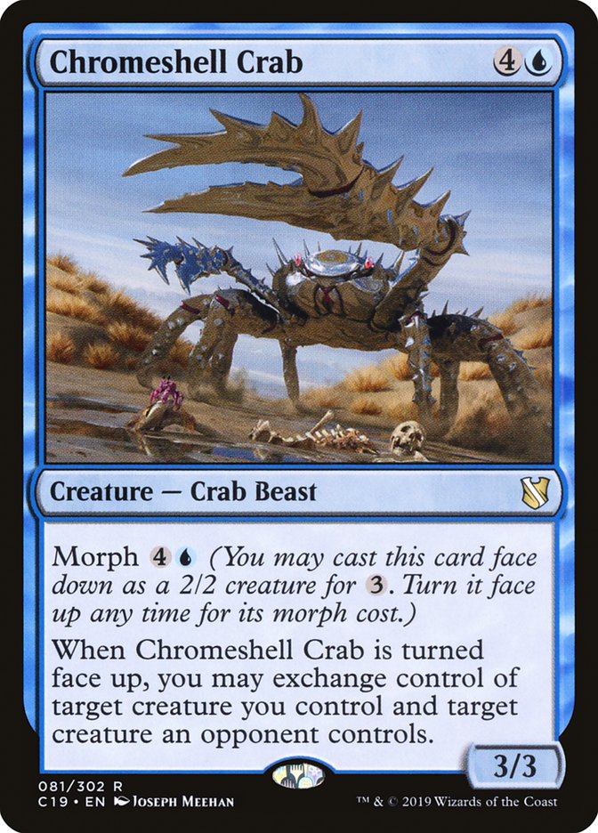 Chromeshell Crab 81/302 (Commander 2019)  | Good Games Modbury