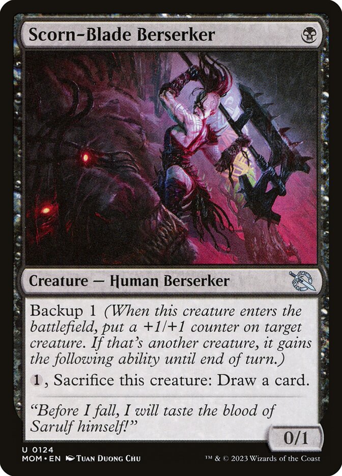 Scorn-Blade Berserker 124/291 (March of the Machine)  | Good Games Modbury