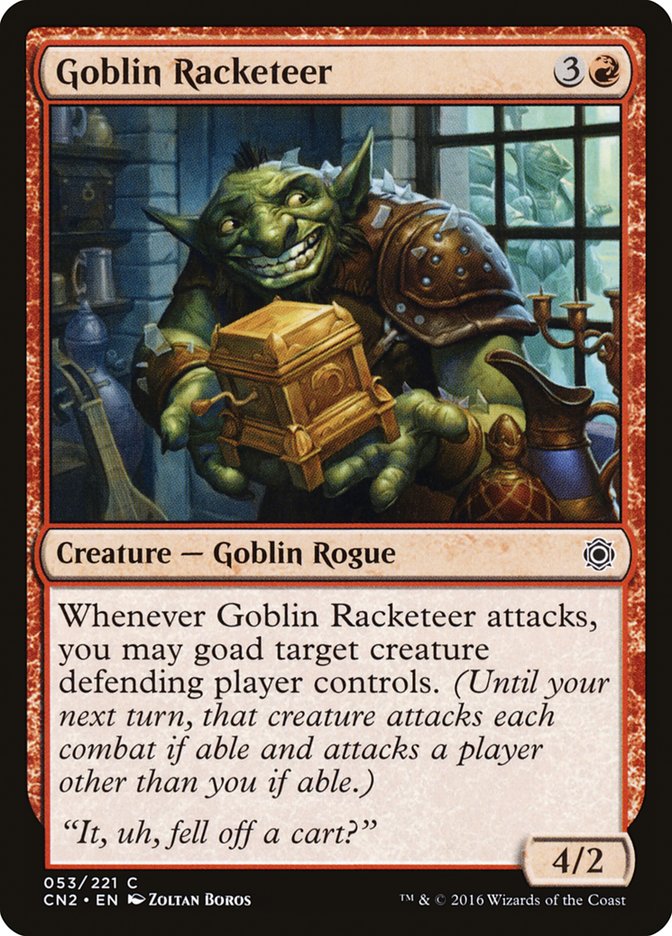 Goblin Racketeer 53/221 (Conspiracy: Take the Crown)  | Good Games Modbury
