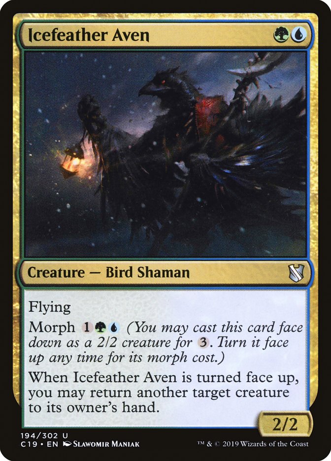 Icefeather Aven 194/302 (Commander 2019)  | Good Games Modbury
