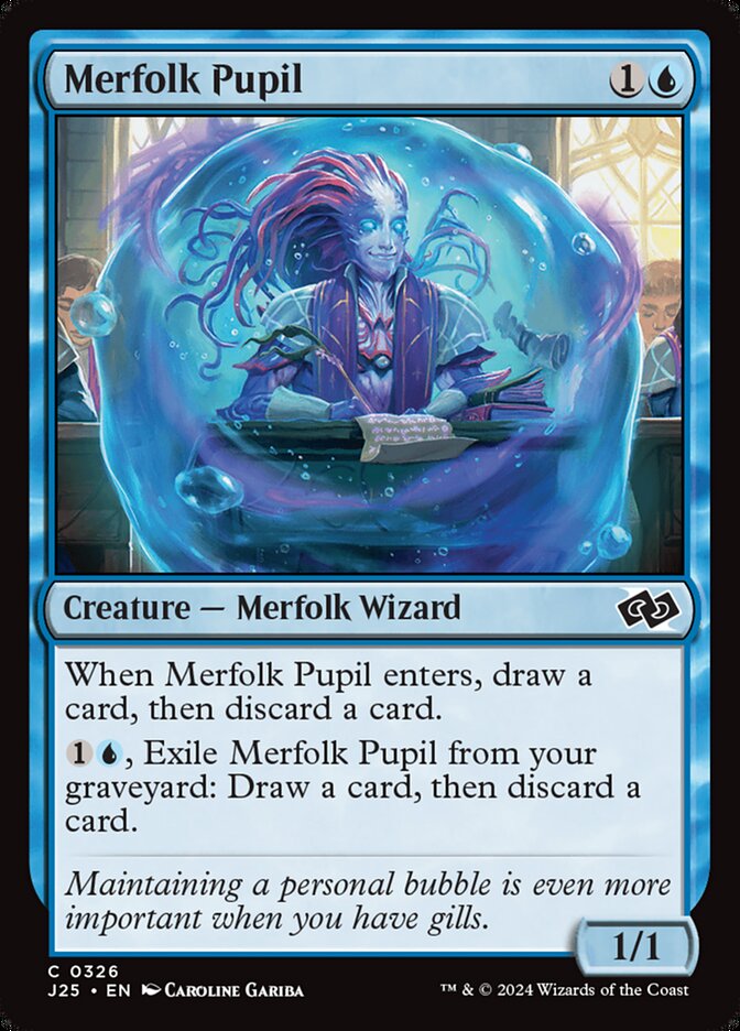 Merfolk Pupil 326/779 (Foundations Jumpstart)  | Good Games Modbury