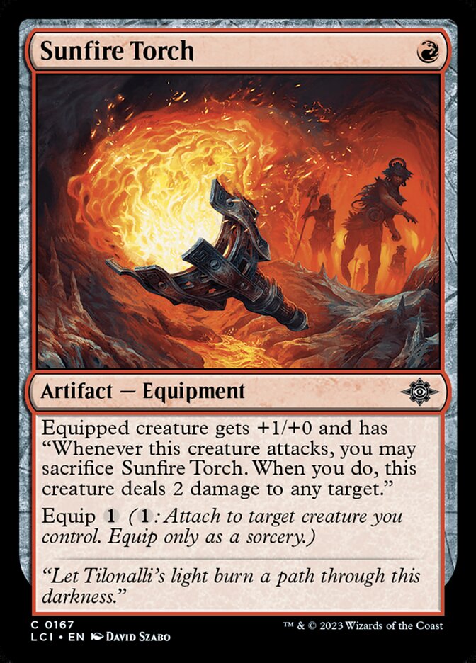Sunfire Torch 167/291 (The Lost Caverns of Ixalan)  - Foil | Good Games Modbury