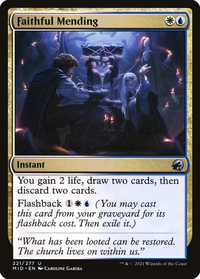 Faithful Mending 221/277 (Innistrad: Midnight Hunt)  | Good Games Modbury
