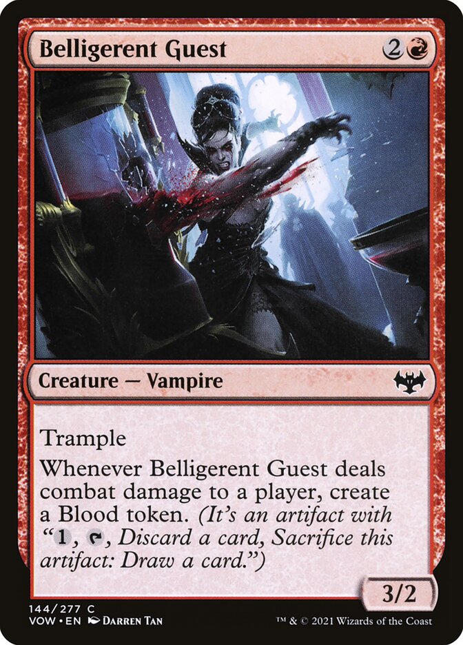 Belligerent Guest 144/277 (Innistrad: Crimson Vow)  - Foil | Good Games Modbury