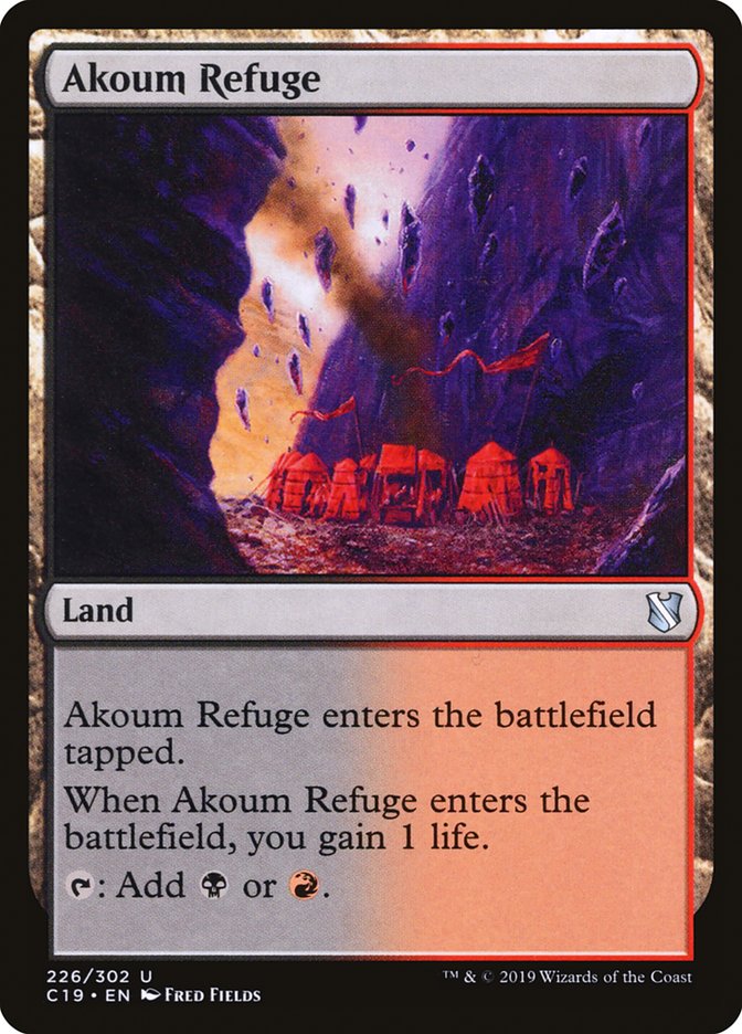 Akoum Refuge 226/302 (Commander 2019)  | Good Games Modbury