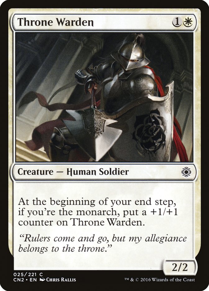 Throne Warden 25/221 (Conspiracy: Take the Crown)  - Foil | Good Games Modbury