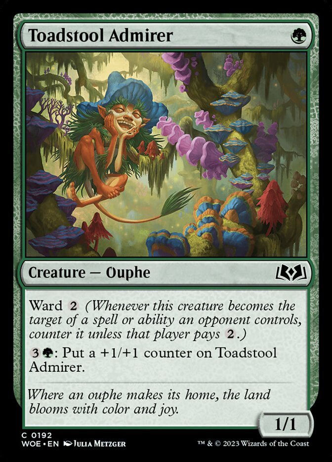 Toadstool Admirer 192/276 (Wilds of Eldraine)  | Good Games Modbury