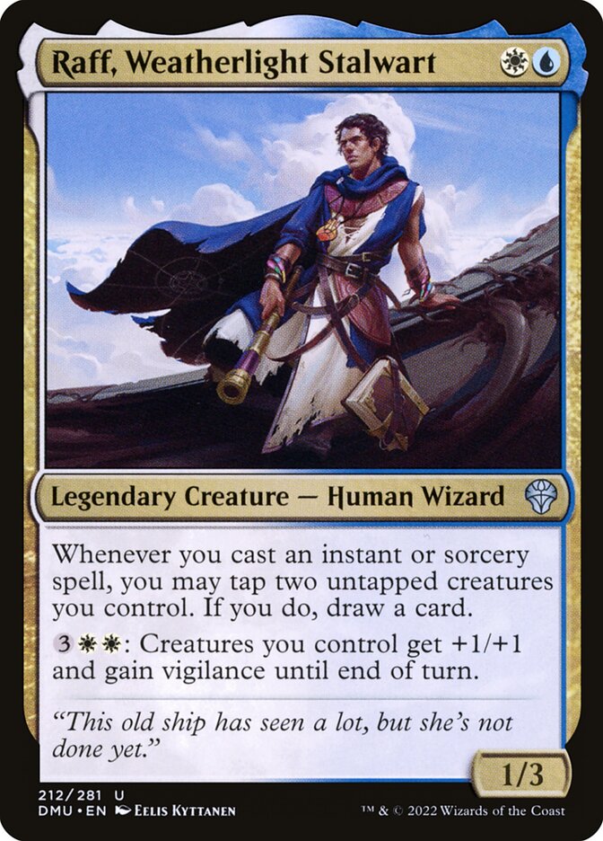 Raff, Weatherlight Stalwart 212/281 (Dominaria United)  - Foil | Good Games Modbury