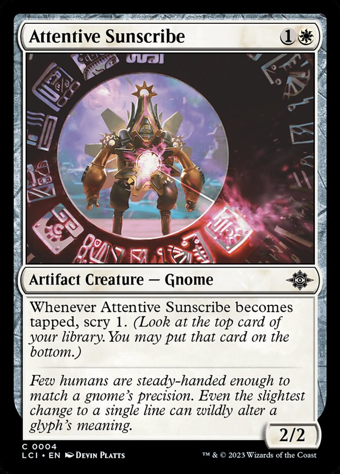 Attentive Sunscribe 4/291 (The Lost Caverns of Ixalan)  | Good Games Modbury