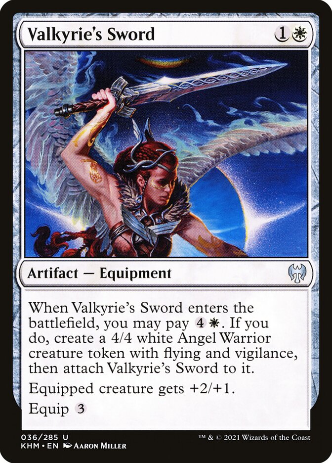 Valkyrie's Sword 36/285 (Kaldheim)  | Good Games Modbury