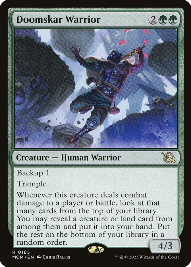 Doomskar Warrior 185/291 (March of the Machine)  | Good Games Modbury