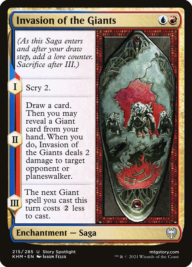 Invasion of the Giants 215/285 (Kaldheim)  - Foil | Good Games Modbury