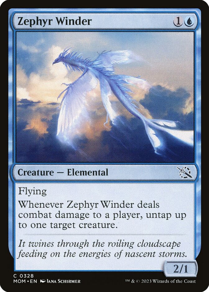 Zephyr Winder 328/291 (March of the Machine)  - Foil | Good Games Modbury
