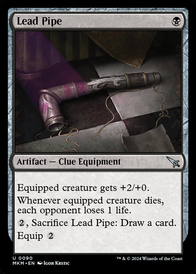 Lead Pipe 90/286 (Murders at Karlov Manor)  - Foil | Good Games Modbury