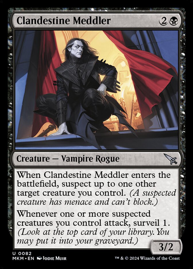 Clandestine Meddler 82/286 (Murders at Karlov Manor)  - Foil | Good Games Modbury