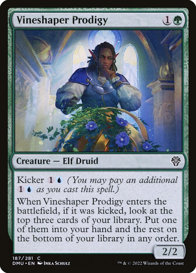 Vineshaper Prodigy 187/281 (Dominaria United)  - Foil | Good Games Modbury