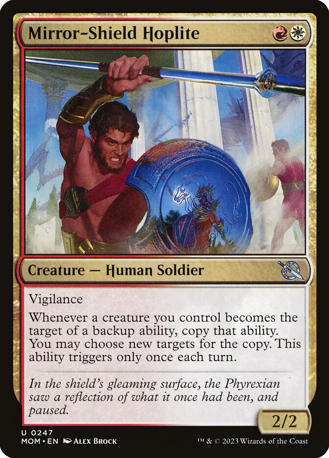 Mirror-Shield Hoplite 247/291 (March of the Machine)  - Foil | Good Games Modbury