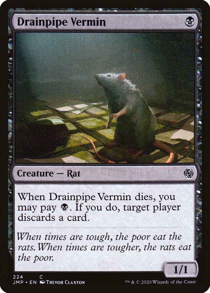 Drainpipe Vermin 224/495 (Jumpstart)  | Good Games Modbury