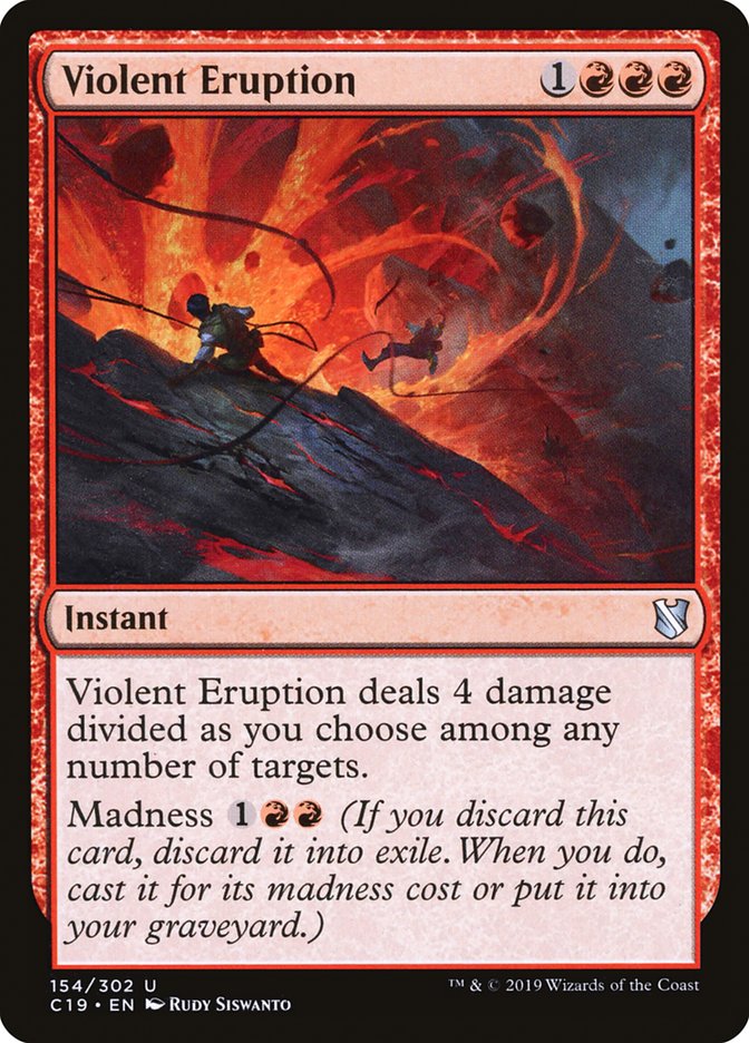 Violent Eruption 154/302 (Commander 2019)  | Good Games Modbury