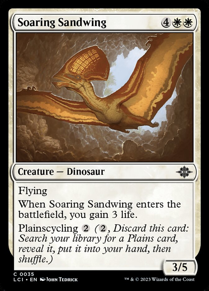 Soaring Sandwing 35/291 (The Lost Caverns of Ixalan)  | Good Games Modbury