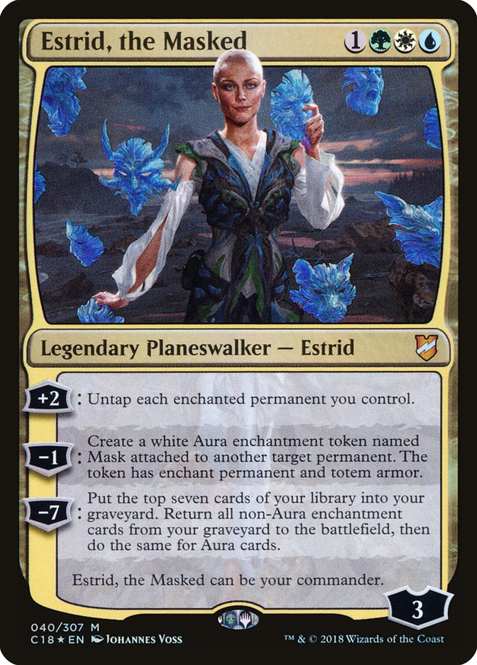 Estrid, the Masked 40 (Commander 2018)  - Foil | Good Games Modbury