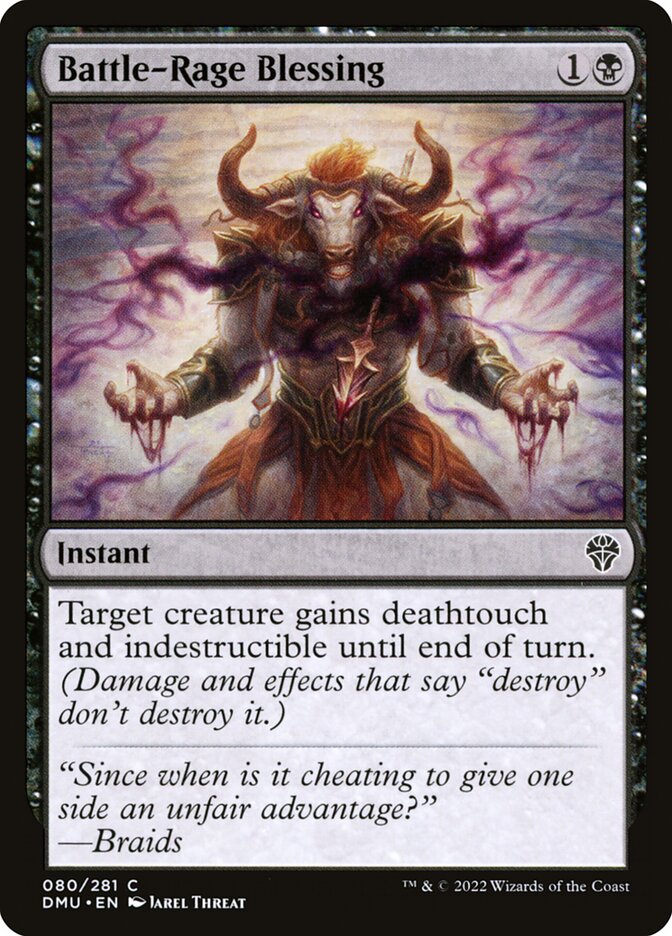 Battle-Rage Blessing 80/281 (Dominaria United)  - Foil | Good Games Modbury