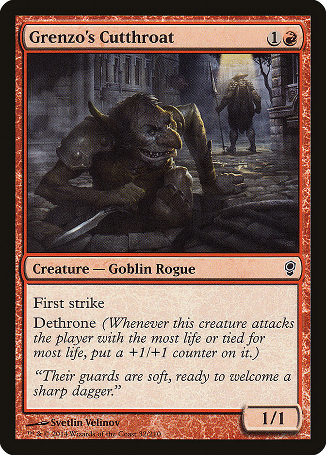 Grenzo's Cutthroat 32/210 (Conspiracy)  - Foil | Good Games Modbury