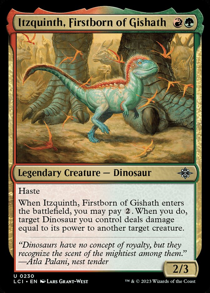 Itzquinth, Firstborn of Gishath 230/291 (The Lost Caverns of Ixalan)  | Good Games Modbury