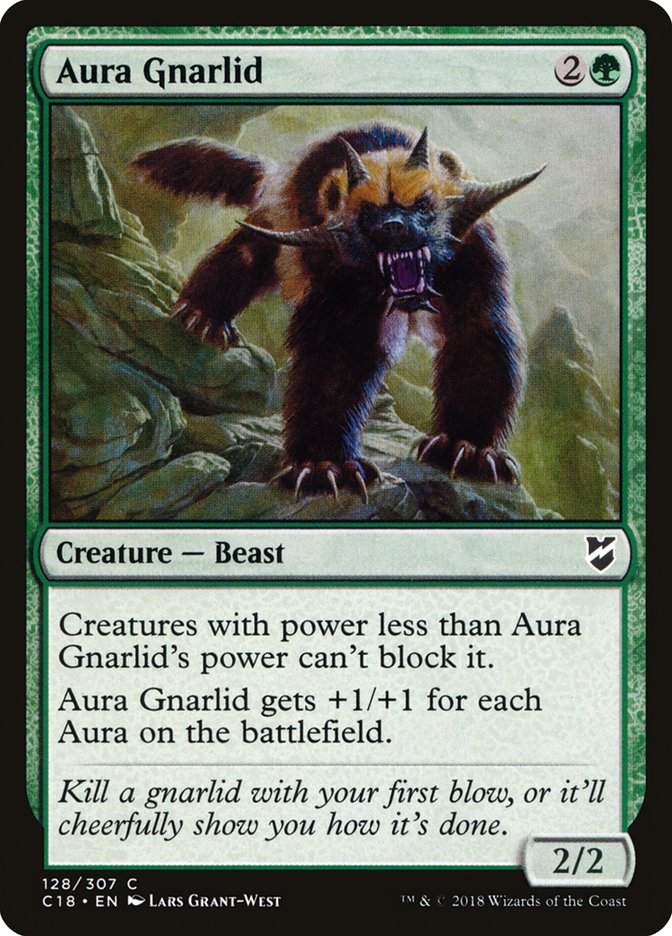 Aura Gnarlid 128/307 (Commander 2018)  | Good Games Modbury