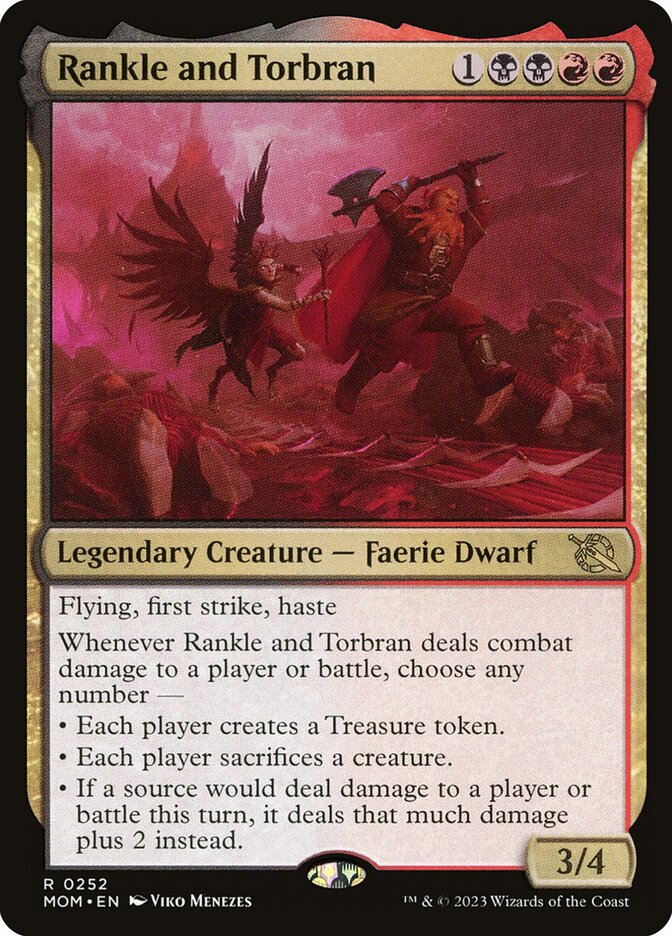 Rankle and Torbran 252/291 (March of the Machine)  - Foil | Good Games Modbury