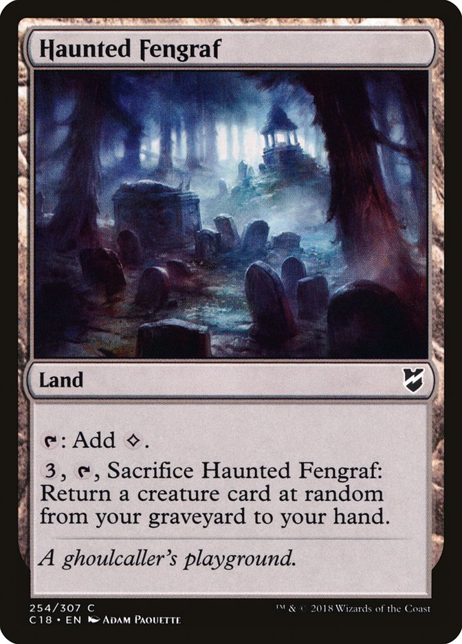 Haunted Fengraf 254/307 (Commander 2018)  | Good Games Modbury