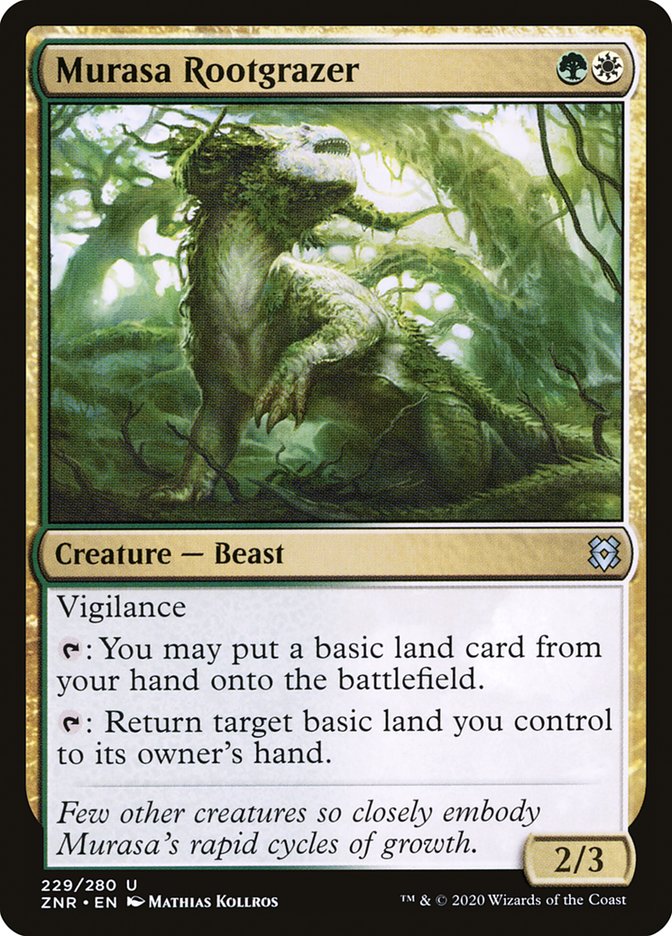 Murasa Rootgrazer 229/280 (Zendikar Rising)  | Good Games Modbury