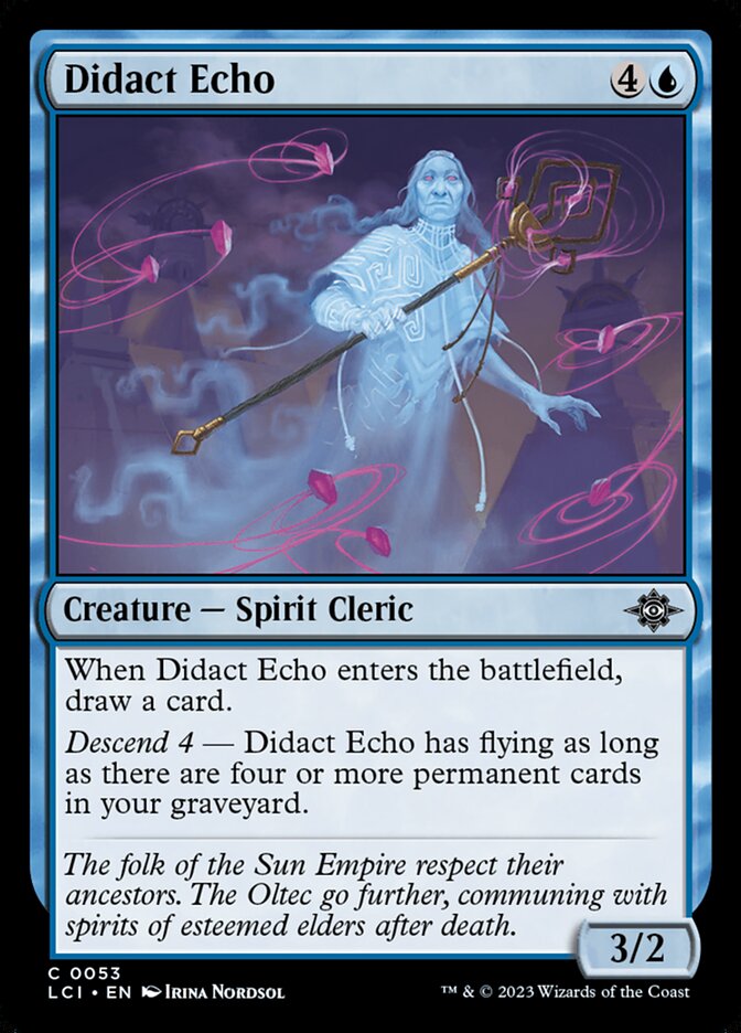 Didact Echo 53/291 (The Lost Caverns of Ixalan)  - Foil | Good Games Modbury
