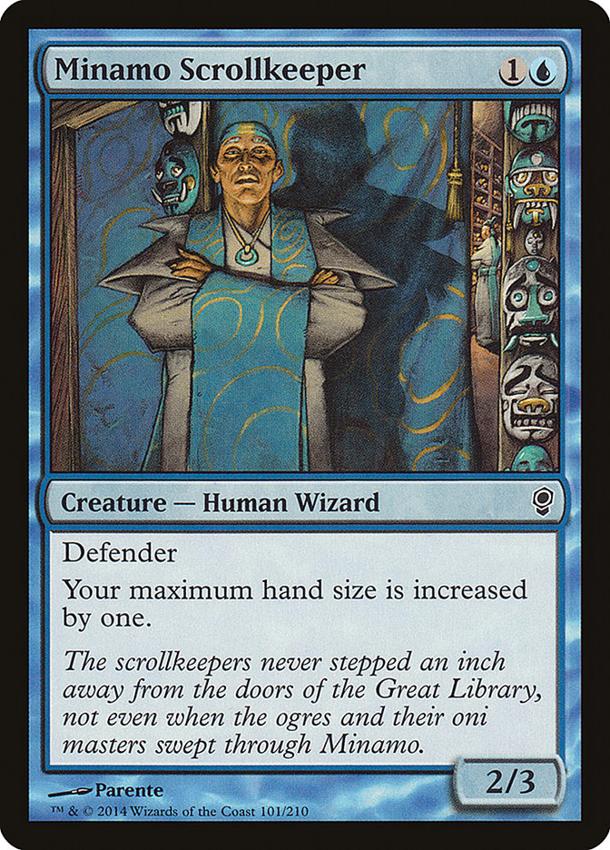 Minamo Scrollkeeper 101/210 (Conspiracy)  - Foil | Good Games Modbury