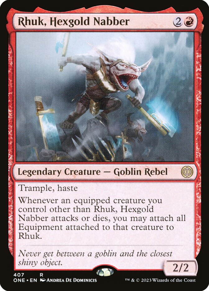 Rhuk, Hexgold Nabber 407/271 (Phyrexia: All Will Be One)  | Good Games Modbury
