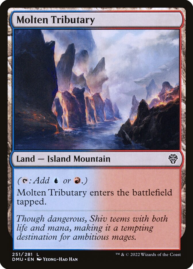 Molten Tributary 251 (Dominaria United)  - Foil | Good Games Modbury